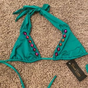 Beach bunny diamond girl top